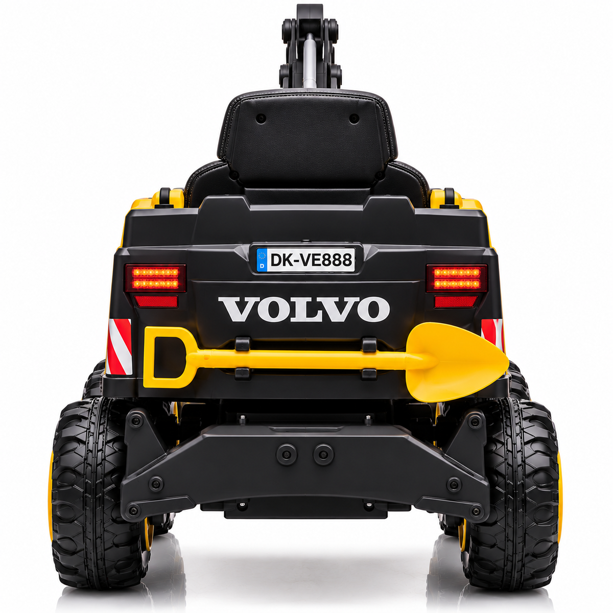 Volvo Excavator 12V Kids Electric Ride-On Digger with Remote – Yellow (New Arrival)