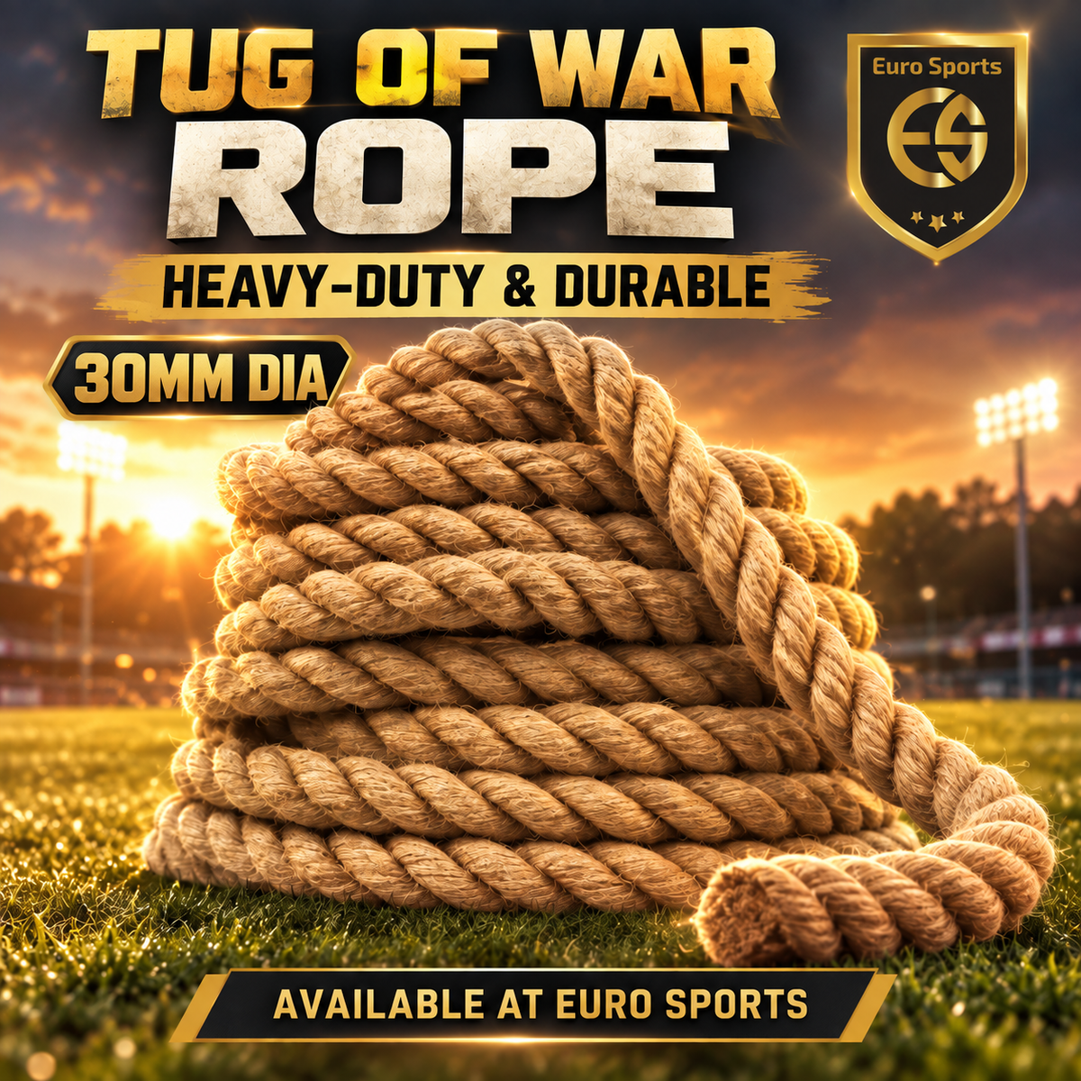 Kids' Tug of War Rope 30mm (Price per Meter) - TR-2
