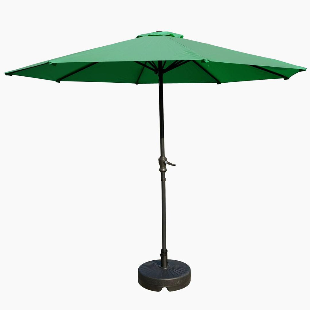 Steel Crank Umbrella 2.7 Meter - Green