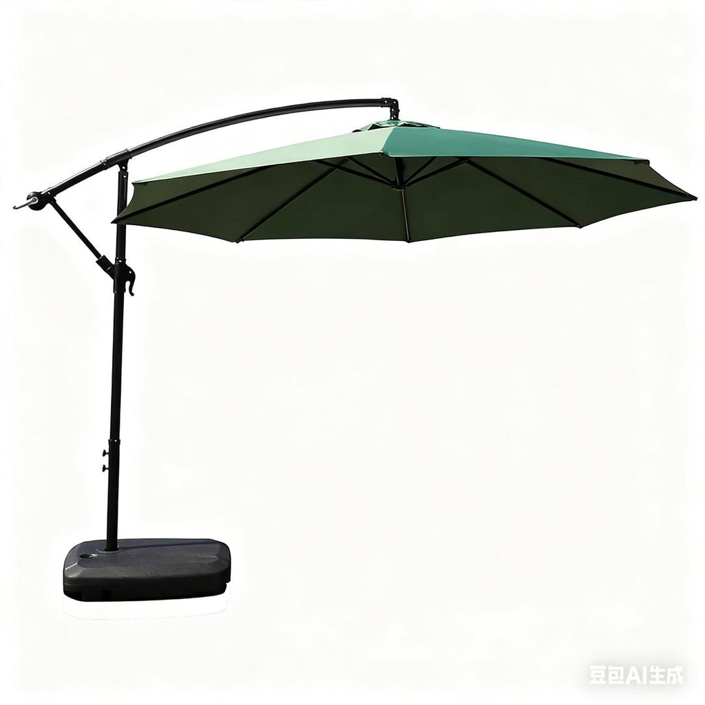 Steel Hanging Umbrella 3 Meter - Green