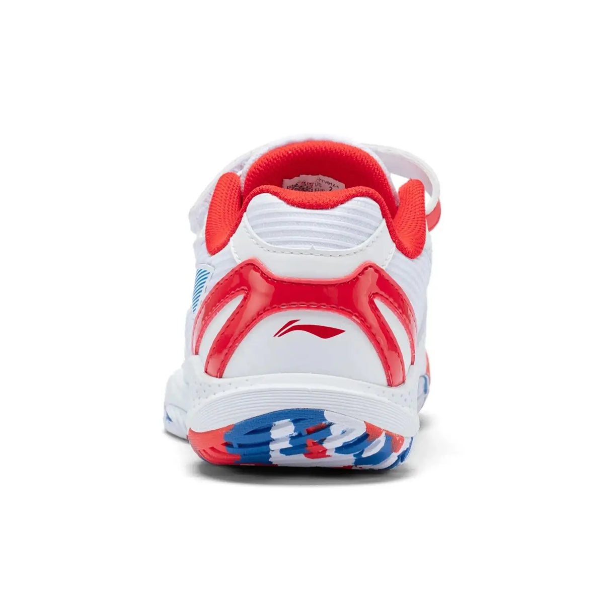 Lining Junior Badminton Shoes AYTV012-1 – White/Red