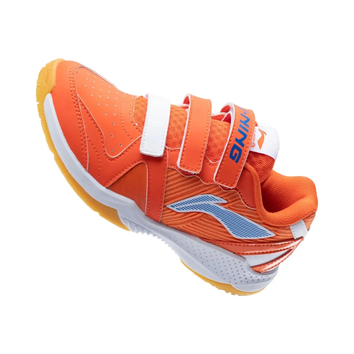 Lining Junior Badminton Shoes AYTV012-3 – Orange/White