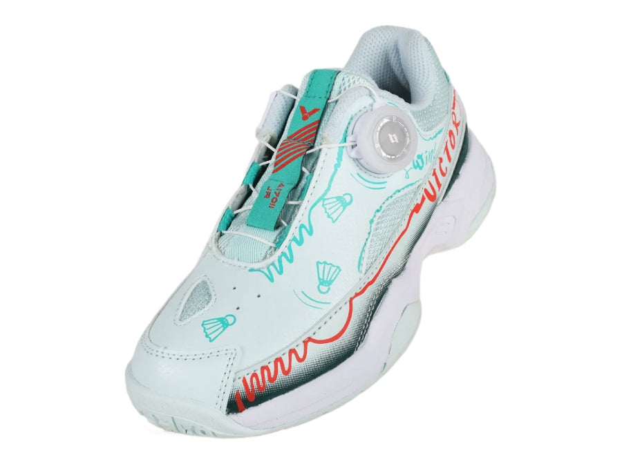 Victor A170IIJR Junior Badminton Shoes - Brilliant White