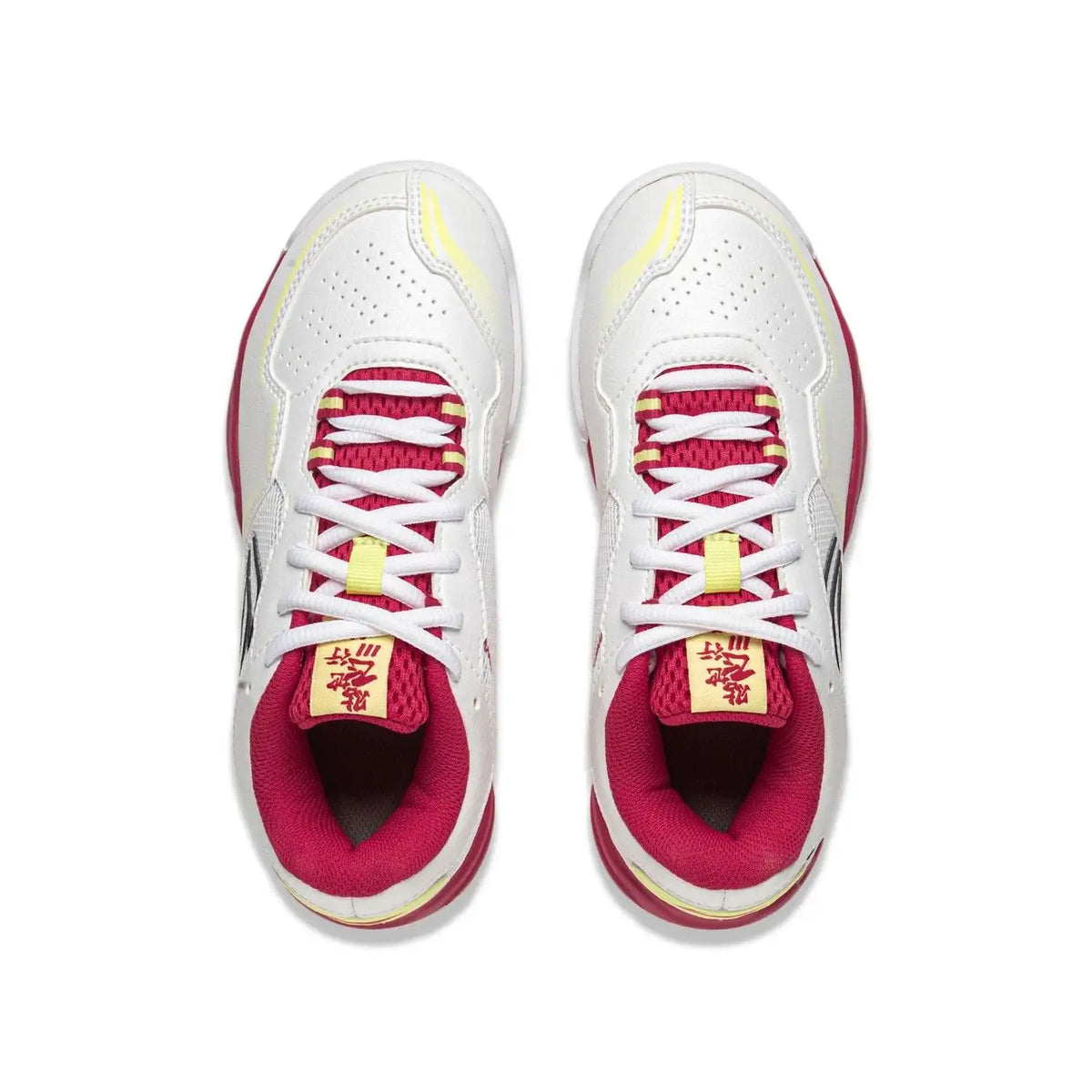 Lining Ground-Flying III JR Badminton Shoes AYTV002-3 – White/Pink