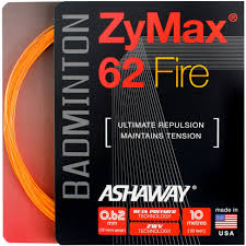 Ashaway Badminton Strings - Zymax 62 Fire