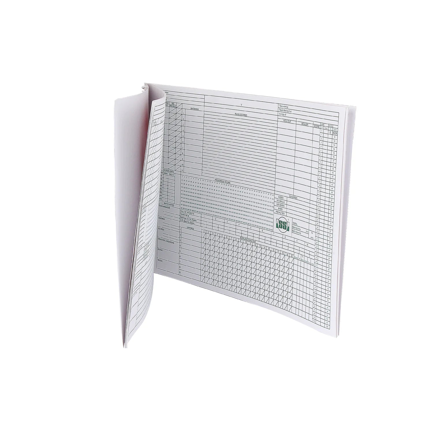 SS Ton Cricket Score Book