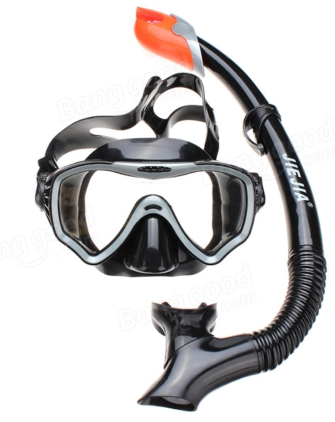 Adult Fully Dry Diving Mask & Snorkel Set SS-8